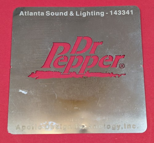 Pepper soda brand metal - dr,